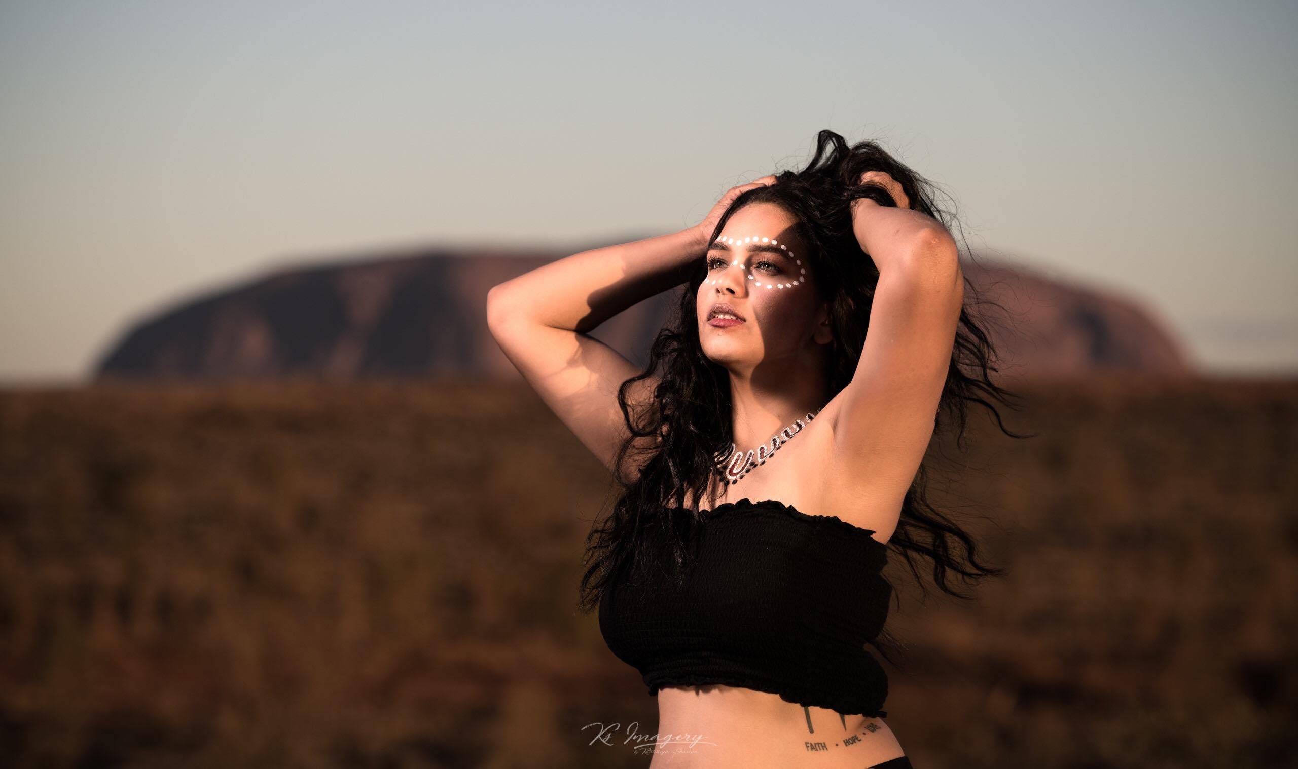 Tiyanna-Marie Mastrosavas in Uluru