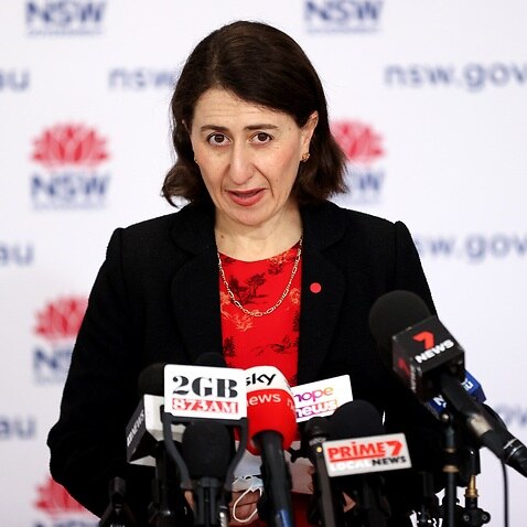 NSW Premier Gladys Berejiklian addresses the media