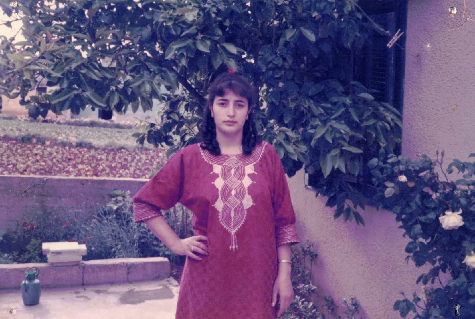 The late Salwa Haydar in 1987 before she moved to Australia.