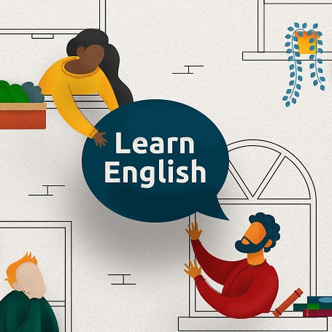 SBS Learn English brand graphic