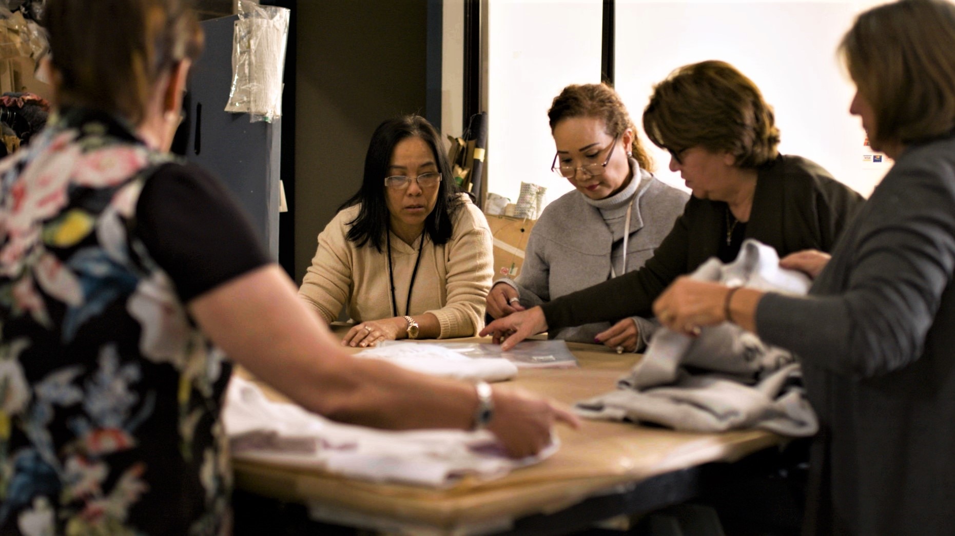 Vicky Skorsis and her team at work in Melbourne.