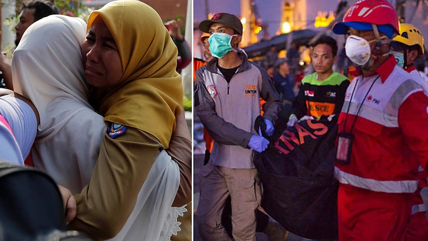Image for read more article ''Hoping for a miracle': Relatives of passengers in Lion Air plane crash cling to hope'