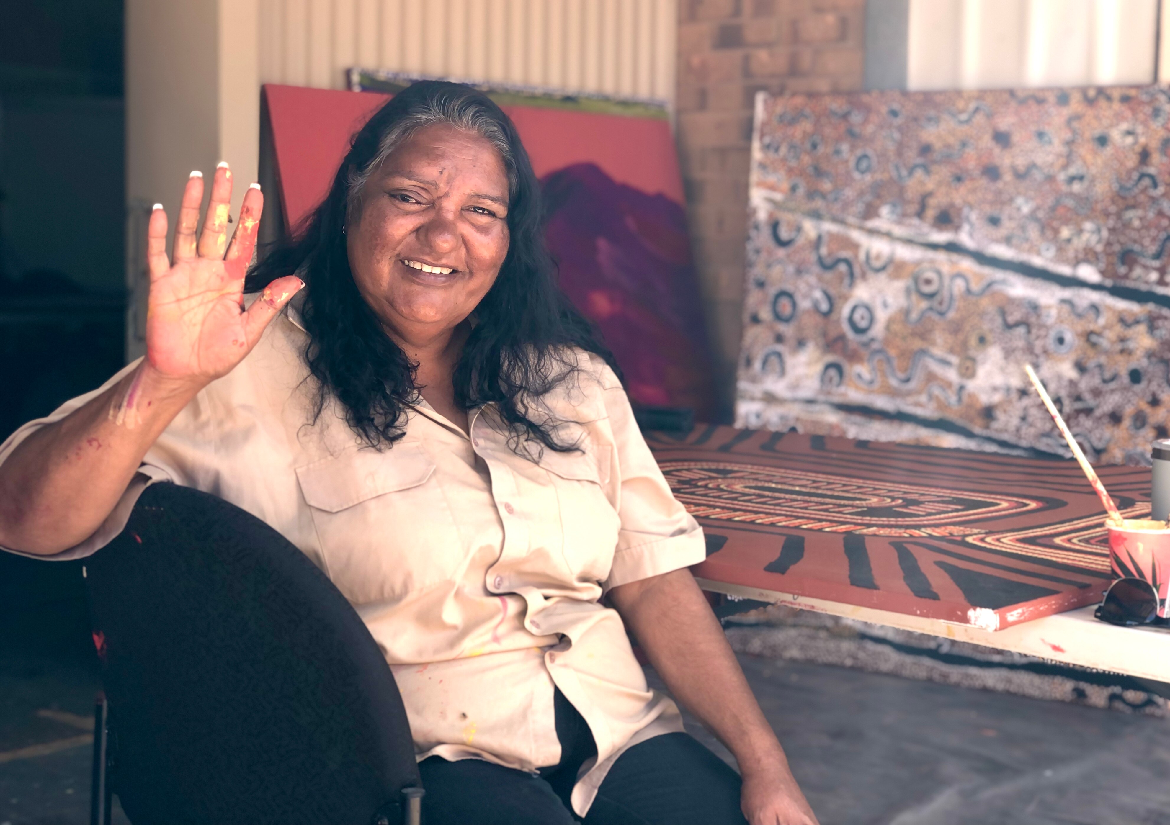 Christine Lennon says the Umoona Art Center would create job opportunities for women in Coober Pedy.