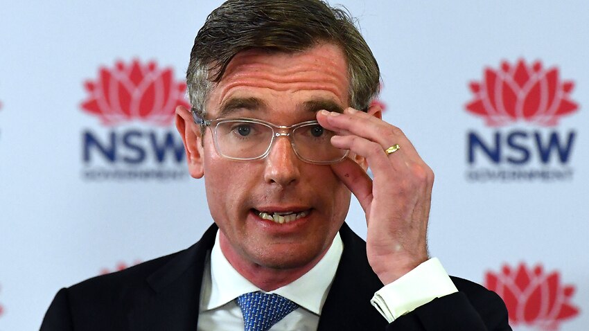 NSW Premier Dominic Perrottet speaks to the media at a press conference in Sydney, Tuesday, 2 November, 2021.
