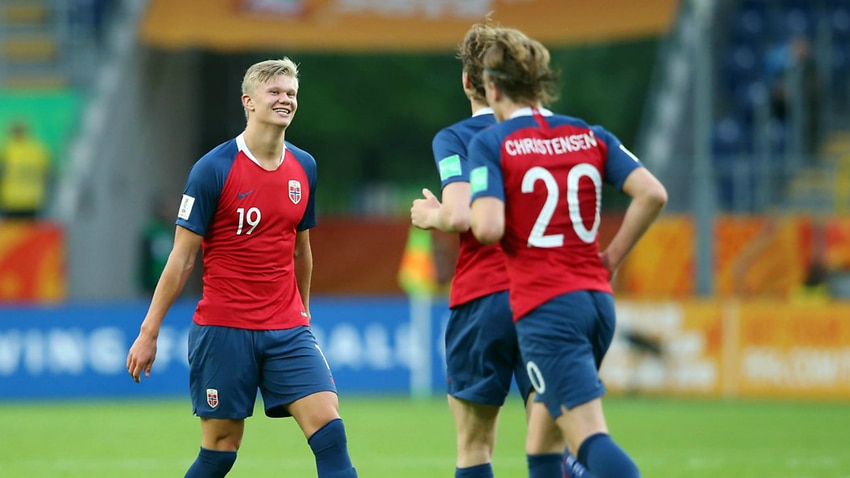 Norwegian Haaland scores nine goals against Honduras to smash U20 World