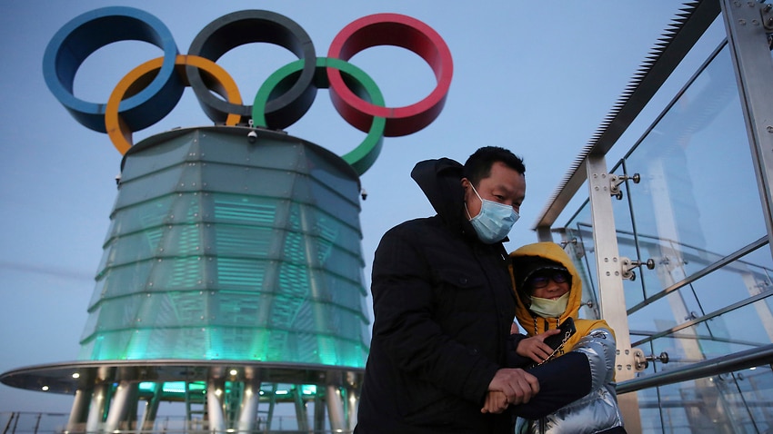 阅读更多图片“组织者说，政府采取预防措施确保北京冬奥会运动员的安全”
