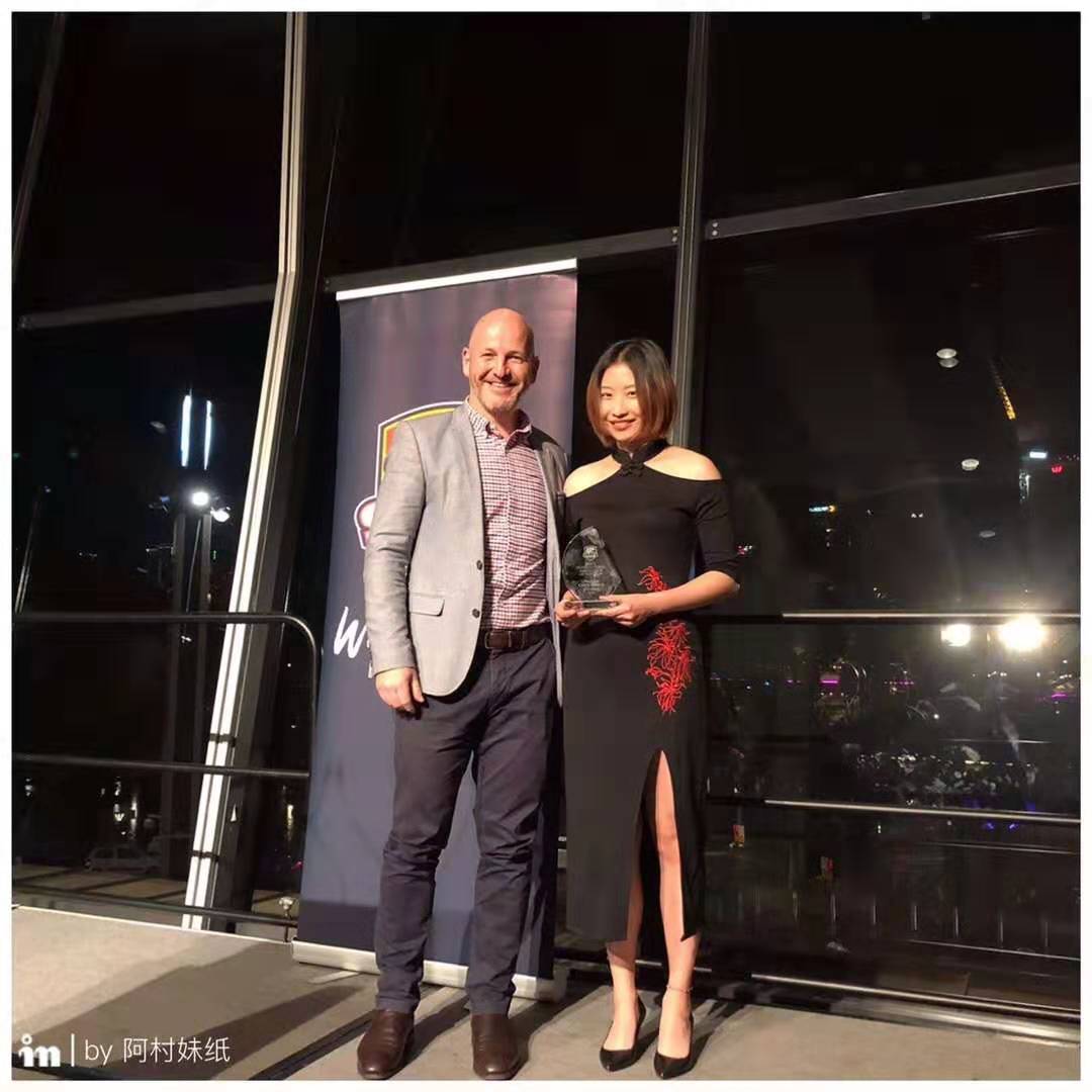 Claire Zhang Wins SANFL Volunteer of the Year Award