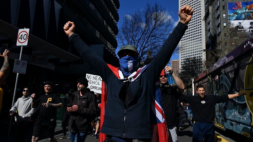 Image for read more article ''Most violent protests in 20 years': Victoria Police condemns anti-lockdown protesters'