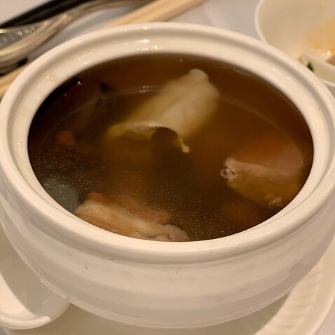 羊肚菌螺頭湯