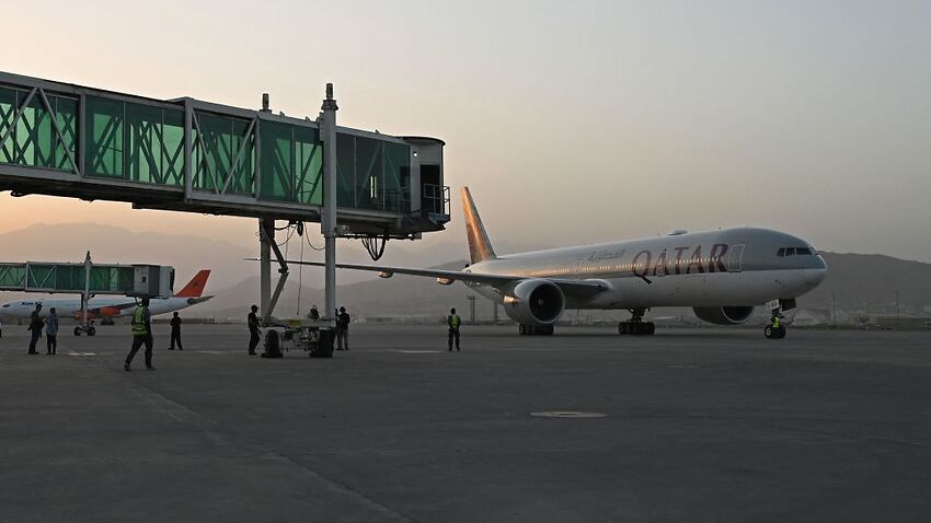 Image for read more article 'First commercial flight since US-led evacuation leaves Kabul for Qatar'