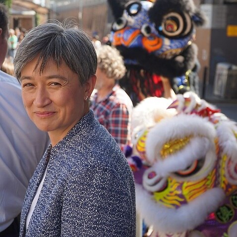 Penny Wong in Burwood, western Sydney, ahead of federal election