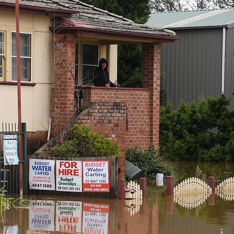 Floodwaters inundate Camden, South Western Sydney, Tuesday, March 8, 2022. 