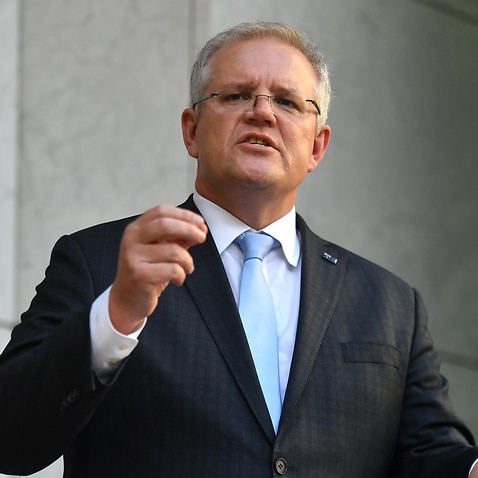 Prime Minister Scott Morrison announces the government's $130b wage subsidy package
