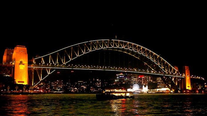 Harbour Bridge goes yellow for lost lives