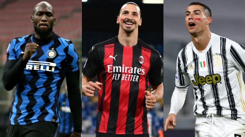 Ibrahimovic Ronaldo And Lukaku Light Up Serie A S Top Scorer Race