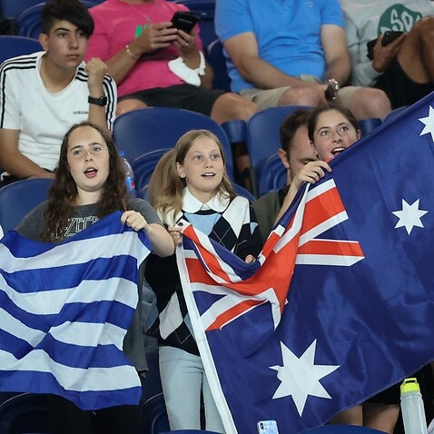Greek and Australian flags