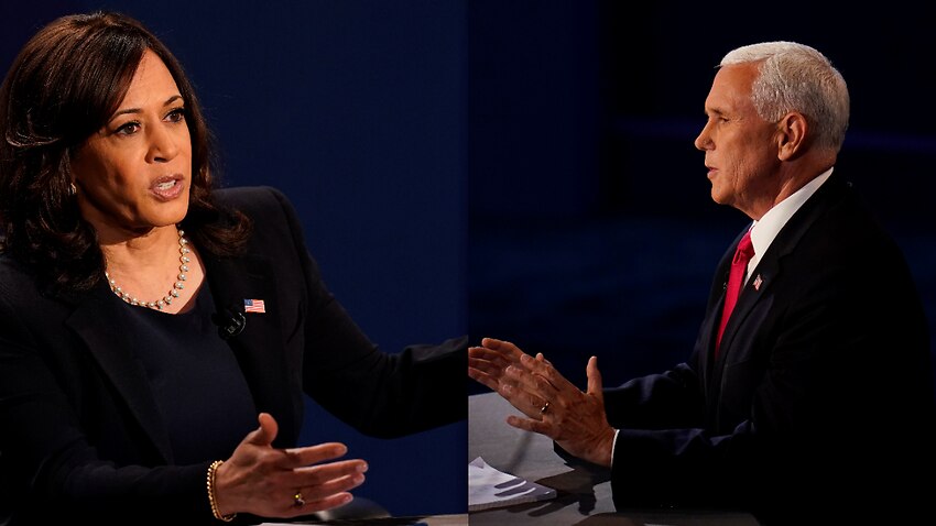 Image for read more article 'Police, power and the pandemic: Kamala Harris and Mike Pence clash in heated VP debate'