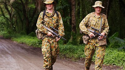 Australian troops in Solomon Islands