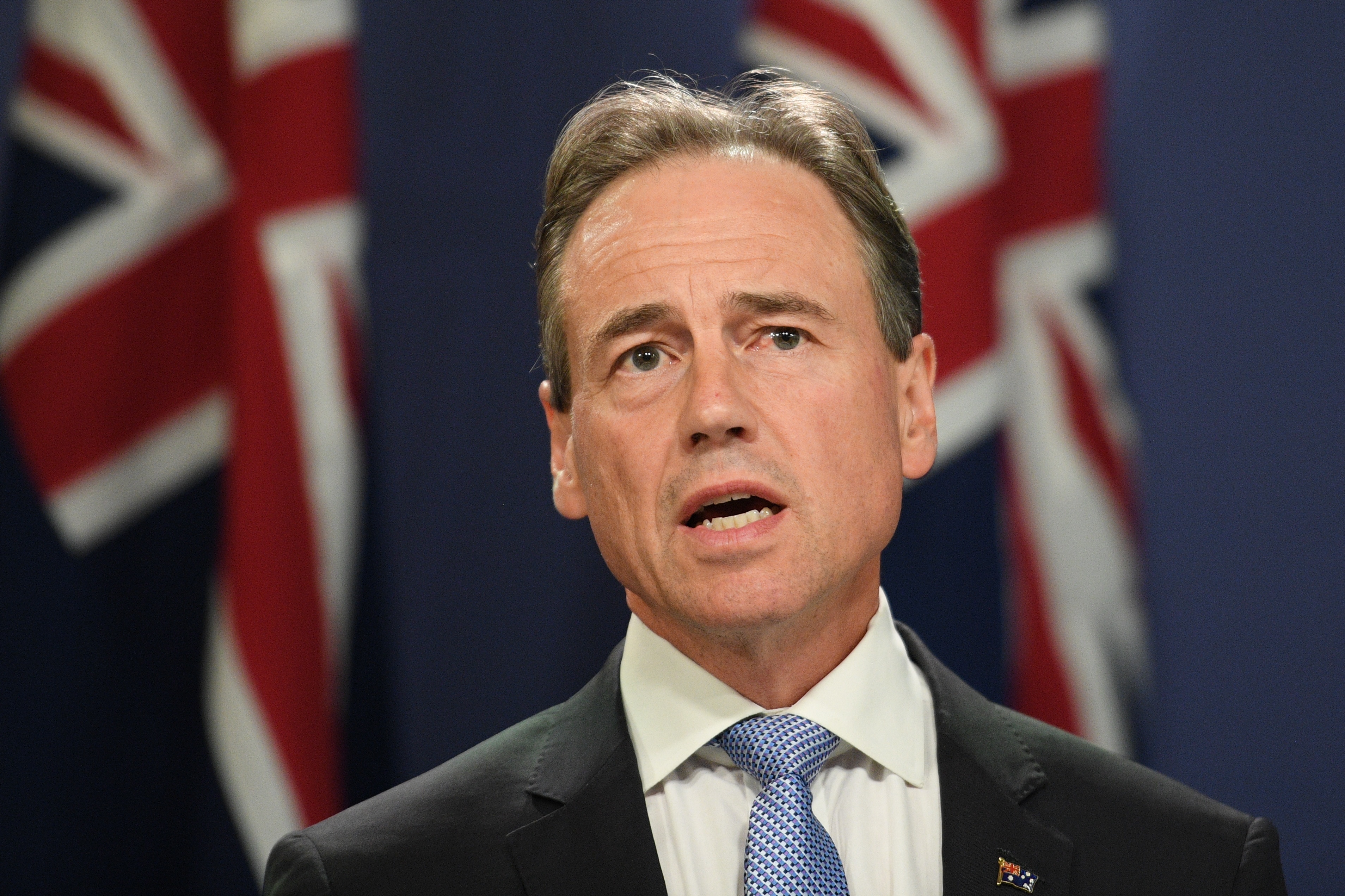 Federal Minister for Health Greg Hunt delivers an update on the COVID-19 vaccination program.