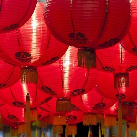 Chinese lanterns for auspicious occasions