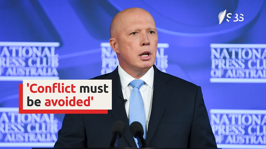 Image for read more article 'China sees Australia as 'tributary state', Peter Dutton says'