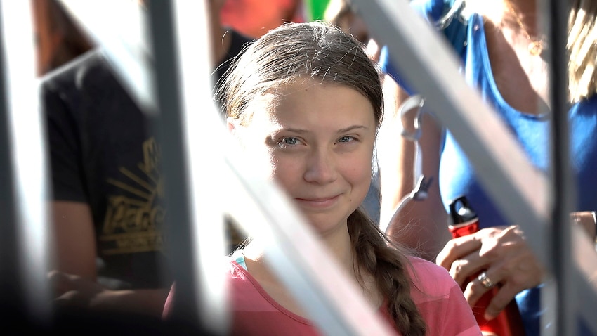 Image for read more article 'Greta Thunberg hopes climate strikes will be 'social tipping point''