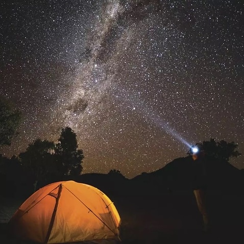 Stargazing in Warrumbungle National Park.