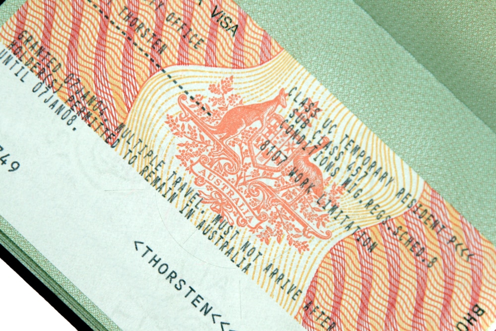 Australian 457 visa program 