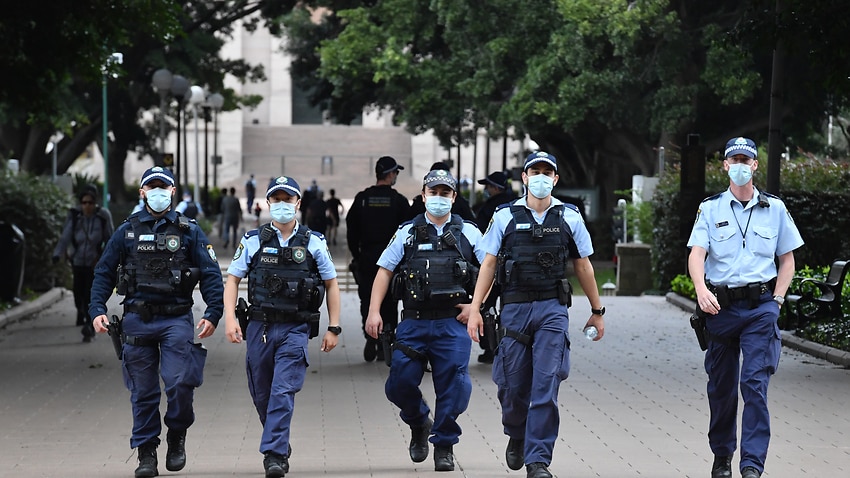 Sydney anti-lockdown protest fizzles to nothing after ...