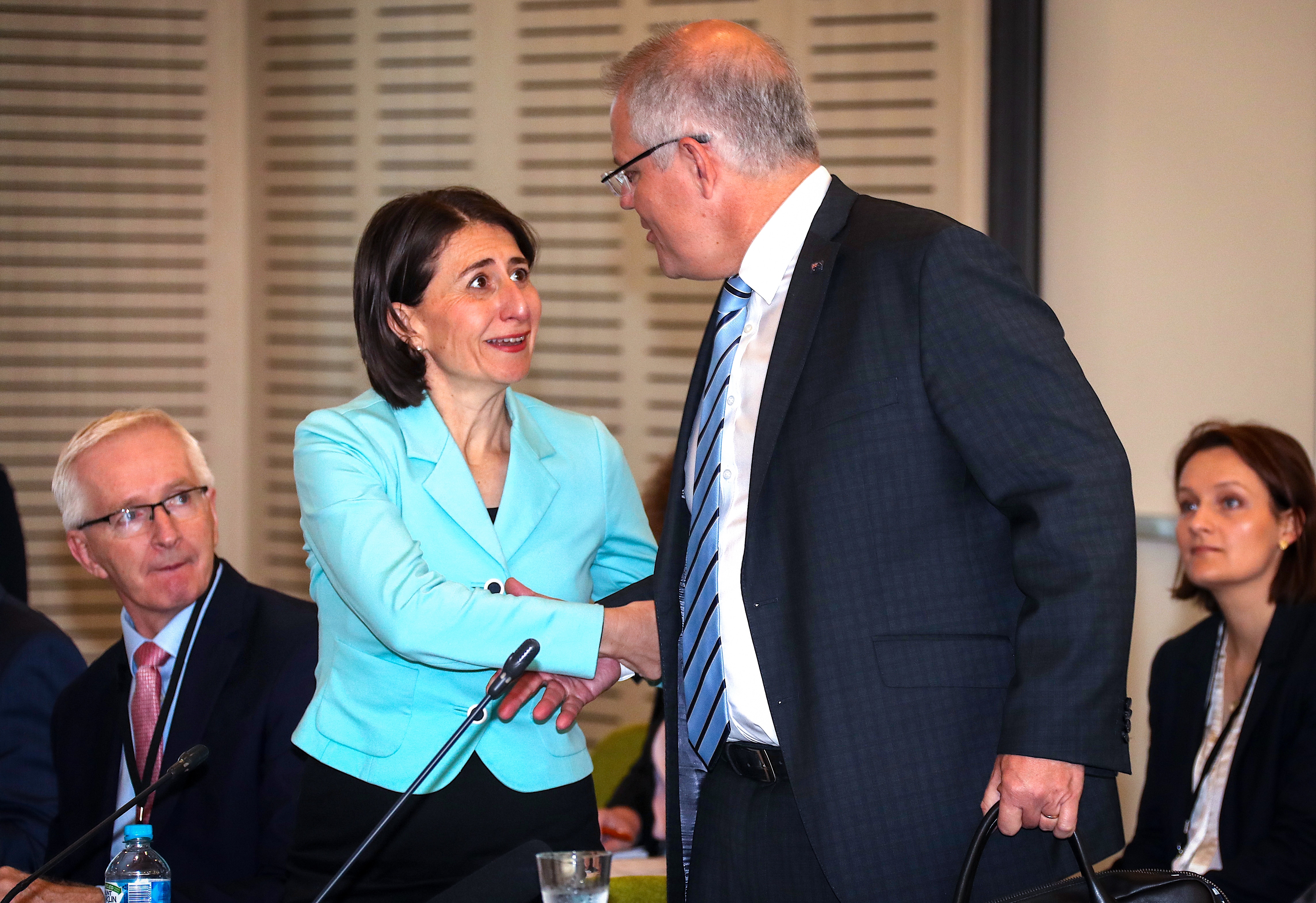 NSW Premier Gladys Berejiklian and Prime Minister Scott Morrison.