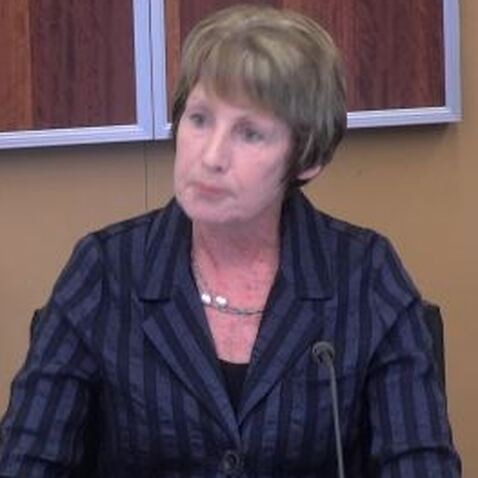 Glenys Beauchamp at the royal commission in Adelaide. 