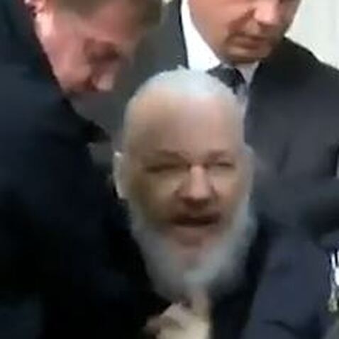 Julian Assange arrested at Ecuadorean embassy in London