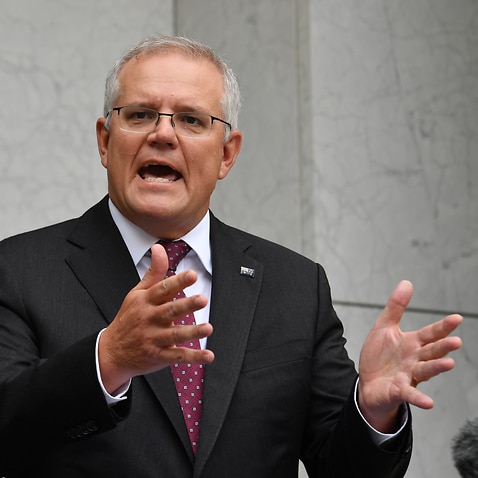 Prime Minister Scott Morrison has denied blaming the EU over vaccine supply issues.