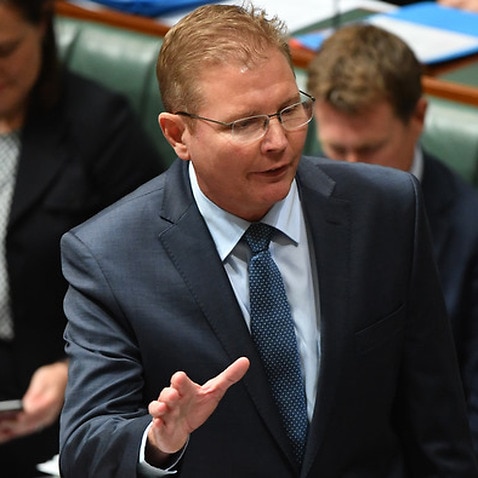 Minister for Small Business Craig Laundy during Question Time in the House of Representatives at Parliament House in Canberra, Monday, February 26, 2018. (AAP Image/Mick Tsikas) NO ARCHIVING