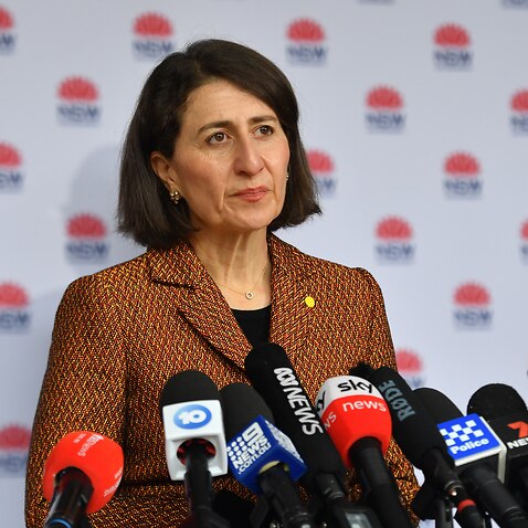 NSW Premier Gladys Berejiklian at a press conference to provide a COVID-19 update in Sydney, Thursday, July 1, 2021. (AAP Image/Mick Tsikas) NO ARCHIVING