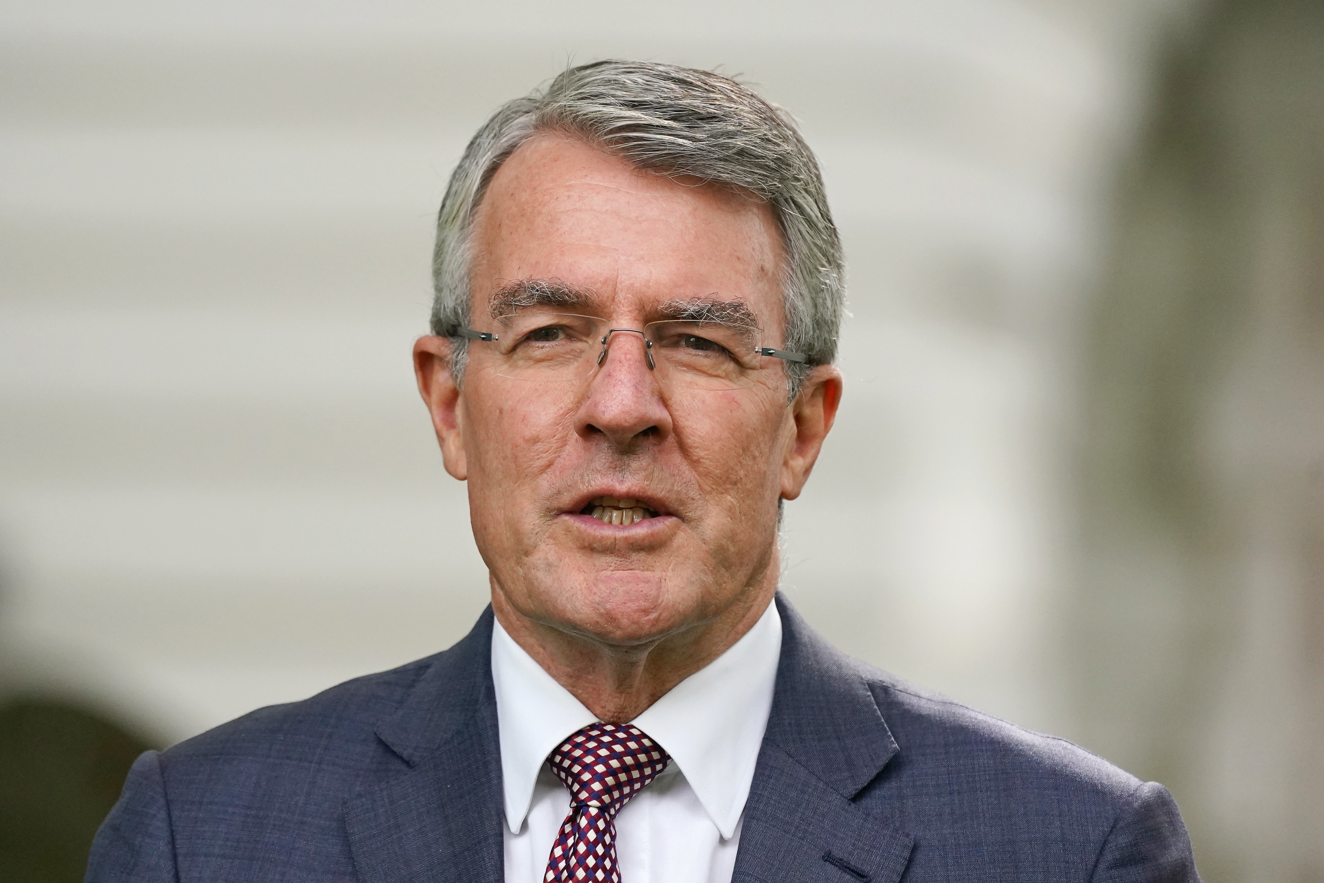 Shadow Attorney-General Mark Dreyfus speaks to the media during a press conference in Melbourne.