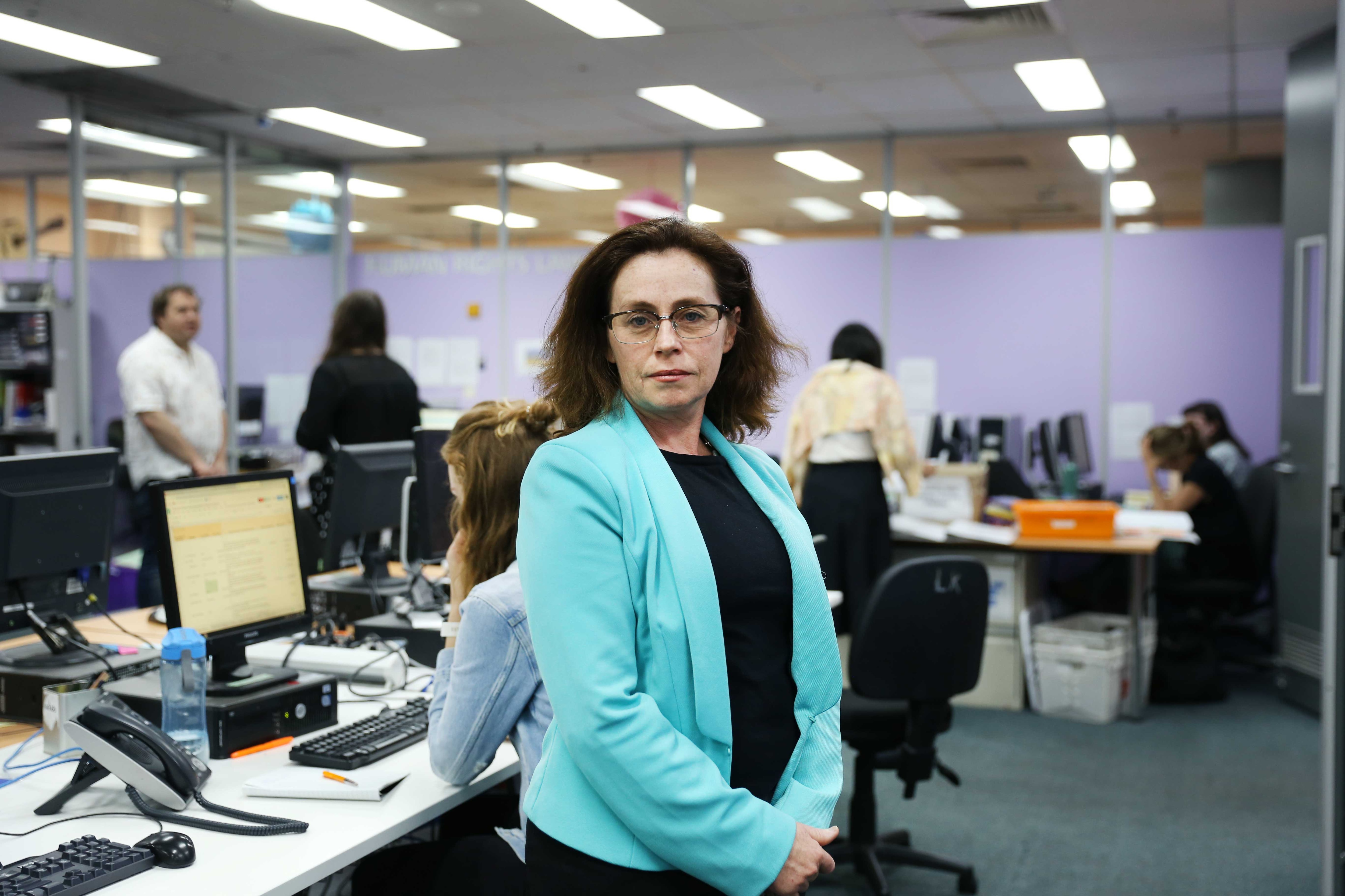 Dr.  Carolyn Graydon, Attorney General at the Asylum Seeker Resource Center in Melbourne