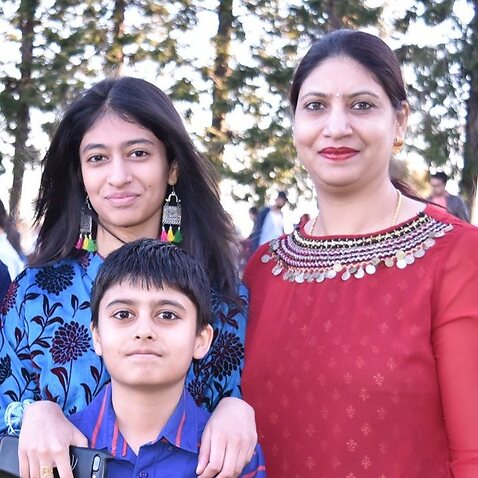 Indian family in Sydney