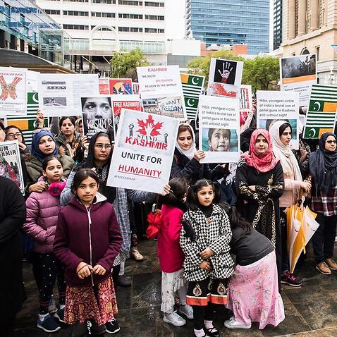 Kashmir protest in Perth Australia