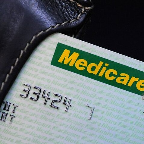 Stock photo of a Medicare card, Monday, May 12, 2008. Federal Treasurer Wayne Swan is expected to announce changes to the medicare surcharge threshold at the federal Labor budget tomorrow. (AAP Image/Dave Hunt) NO ARCHIVING
