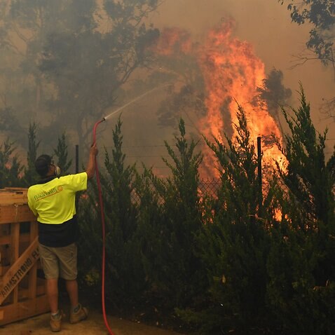 آتش سوزی های فصلی در منطقه ای در نزدیکی کانبرا
