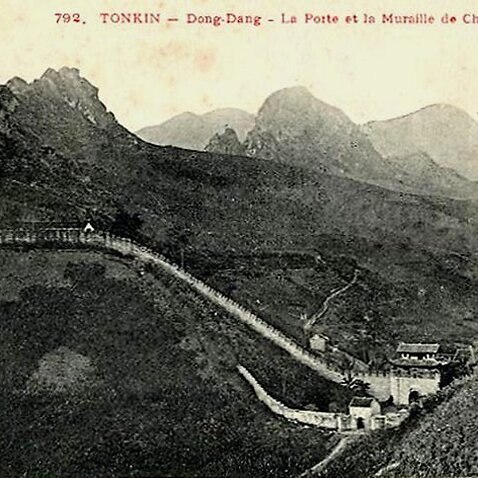 Bưu thiếp Ải Nam Quan từ năm 1908-1912. 