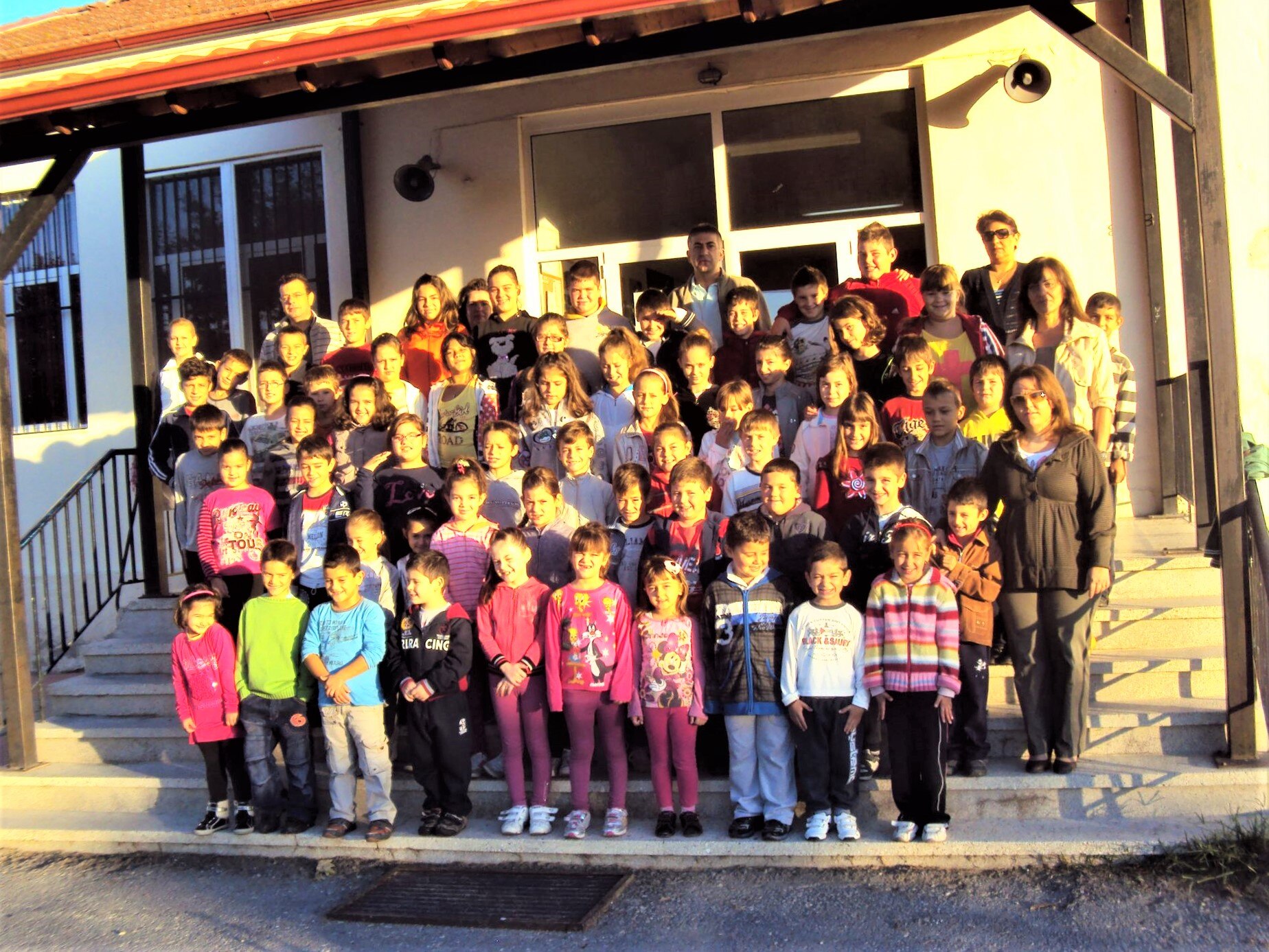 Students and educators from Kalyvia Pellas Primary School, Central Macedonia Region , Greece. 
