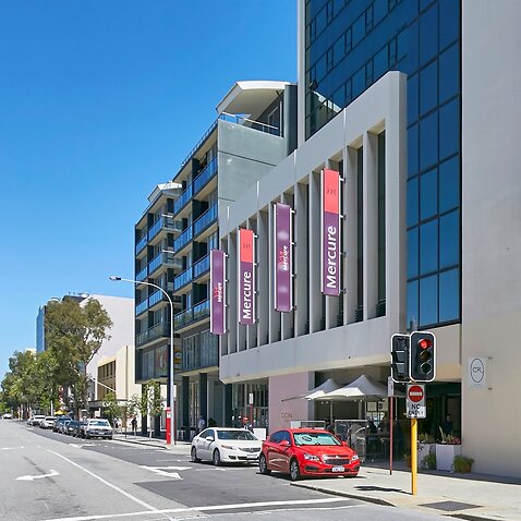 The Mecure Hotel in Perth