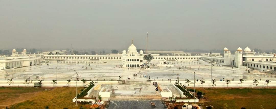 The Kartarpur Sahib complex after major reconstruction in readiness for Guru Nanak's 550th birthday