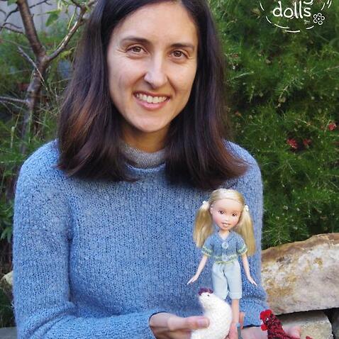Sonia Singh with her doll