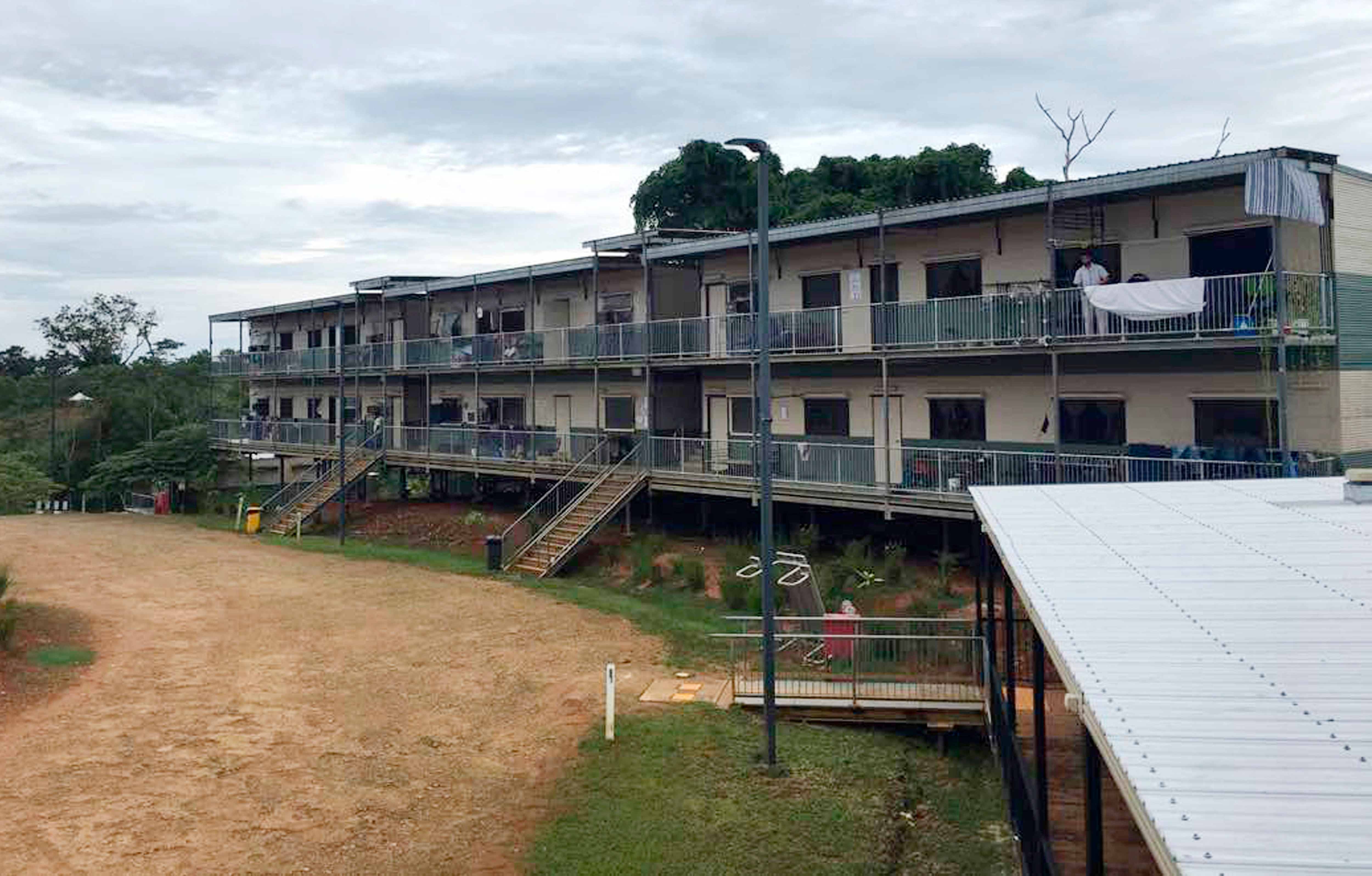 The East Lorengau Refugee Transit Center on Manus Island, Papua New Guinea. 