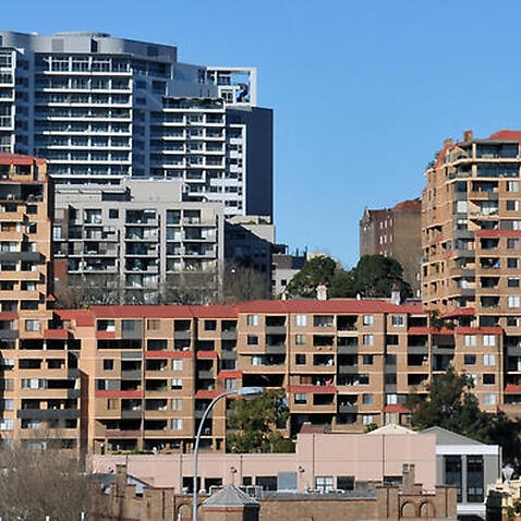 Residential and commercial buildings in Sydney.