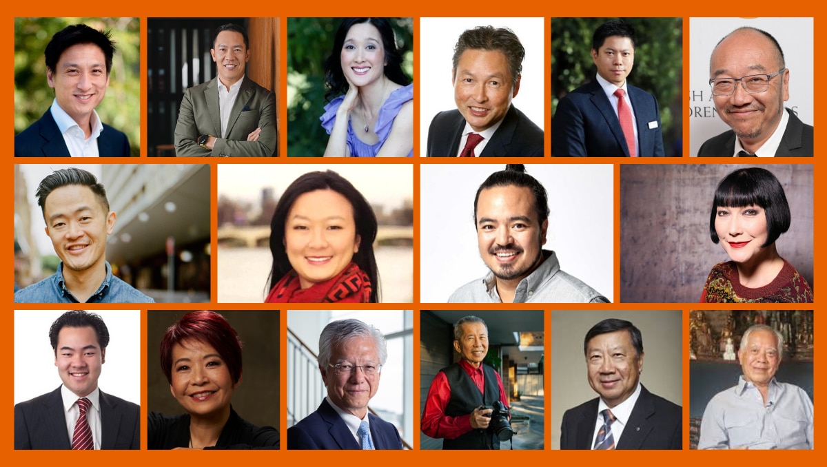 These 16 Asian-Australians all signed an open letter deploring increased reports of racism during the COVID-19 pandemic. 