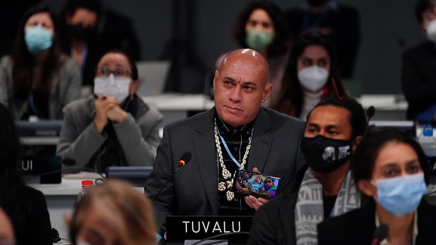 Picture for read more article 'Pacific Island leaders promise to' phase out 'climate diplomacy after COP26'